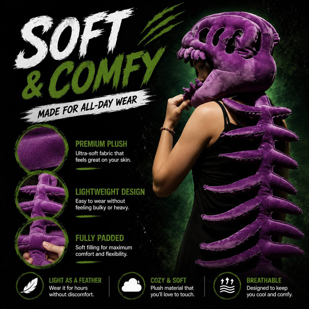 DinoSpine™ — Wearable Dinosaur Skeleton Plush